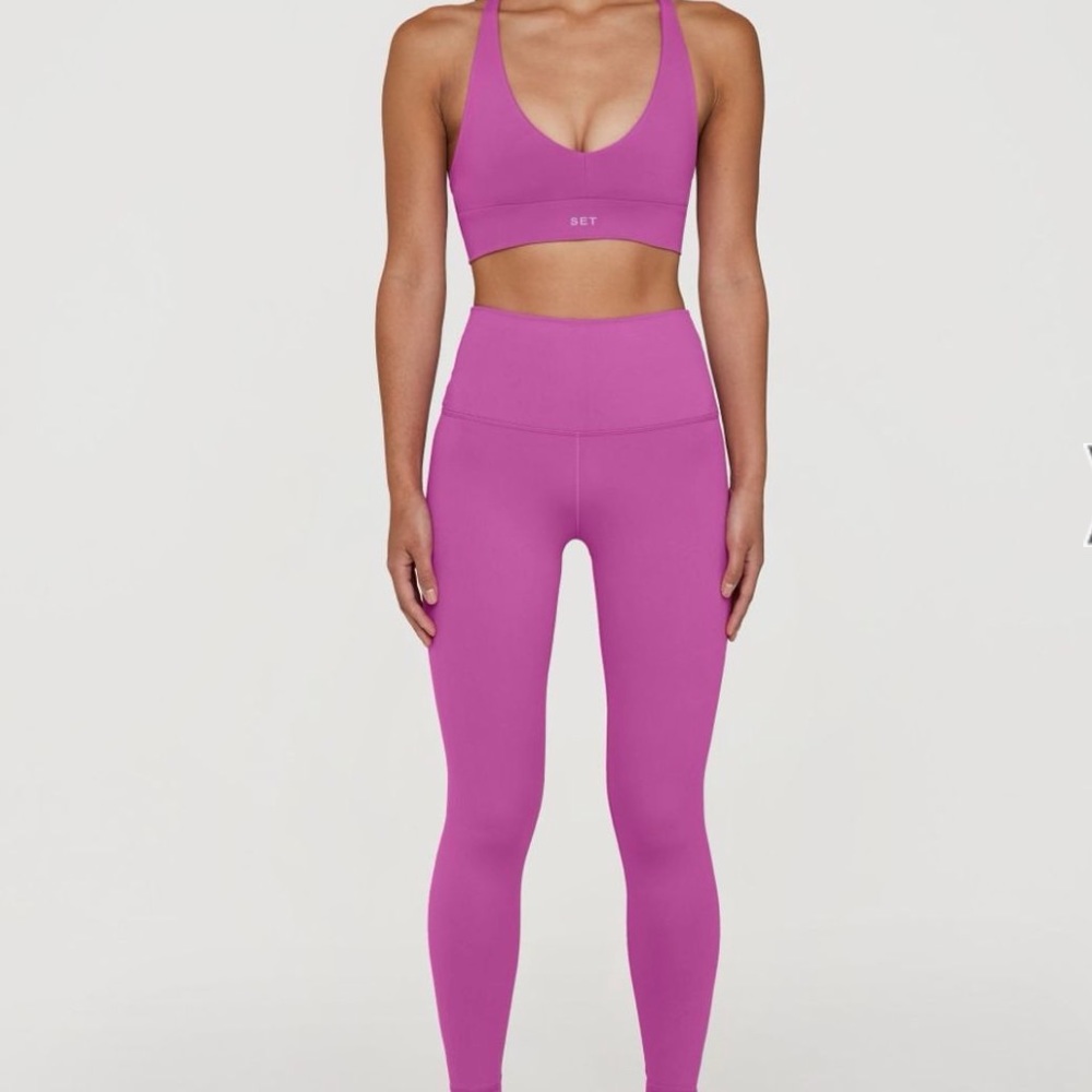 Set Active Luxform Leggings S + Scoop Y workout top S in Fierce